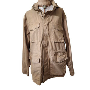 Vintage Men's Old Navy Hooded Cargo Jacket size XL